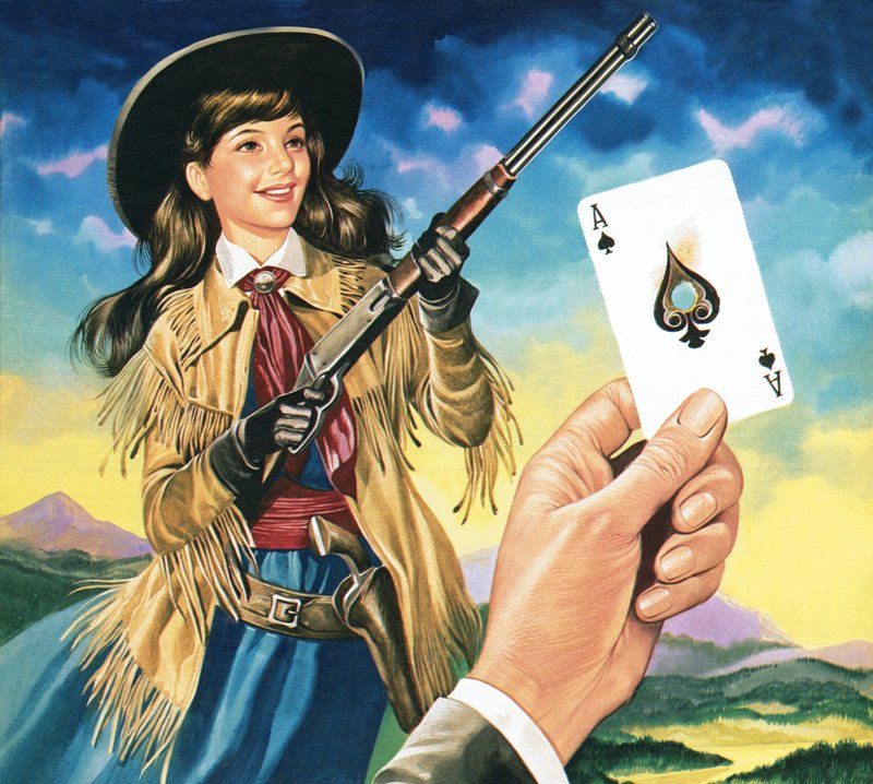 Panna Annie Oakley autorstwa Ron Embleton