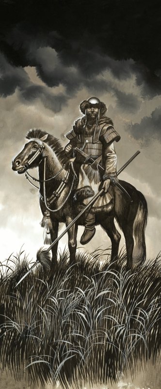 Mongolski wojownik autorstwa Ron Embleton