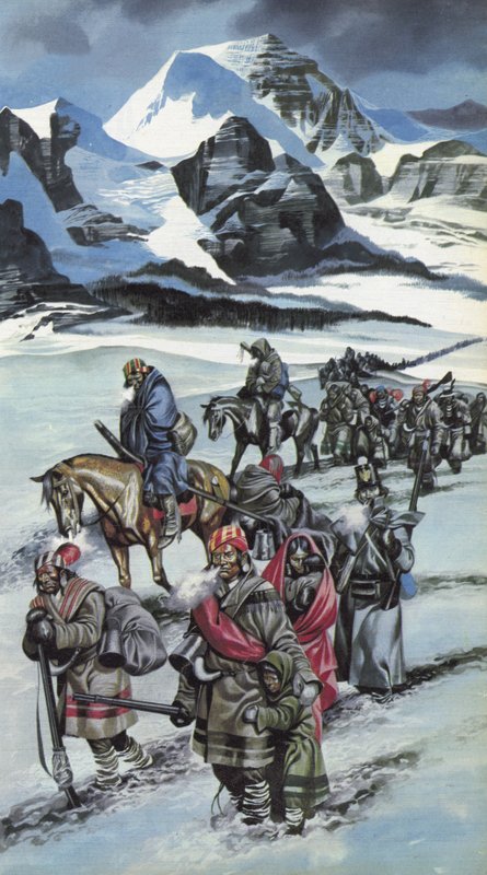 Szlak łez, przymusowe przesiedlenie narodu Cherokee autorstwa Ron Embleton