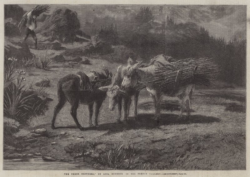Trzej Bracia autorstwa Rosa Bonheur