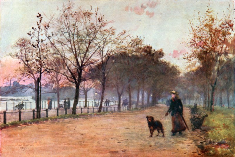 Prie žiedo, Haid parkas: Eveningpoli autorstwa Rose Maynard Barton