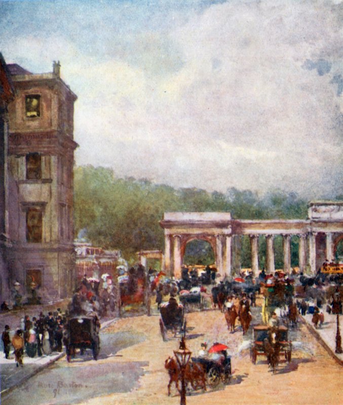 Skrzyżowanie, Hyde Park Corner autorstwa Rose Maynard Barton
