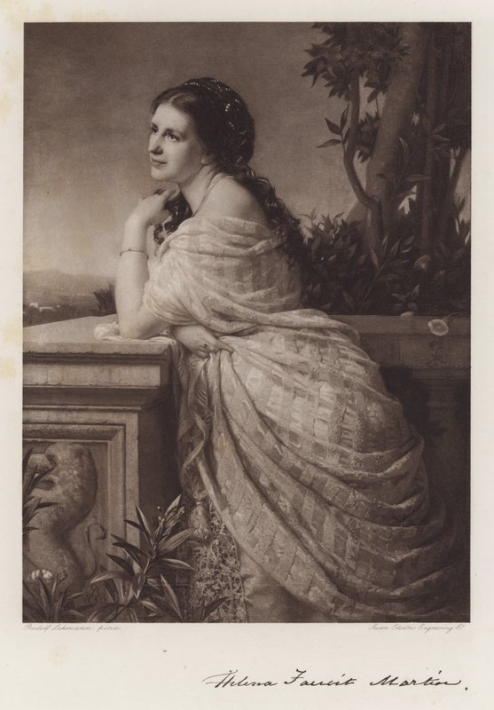 Helen Faucit, Lady Martin (lito) autorstwa Rudolf Lehmann