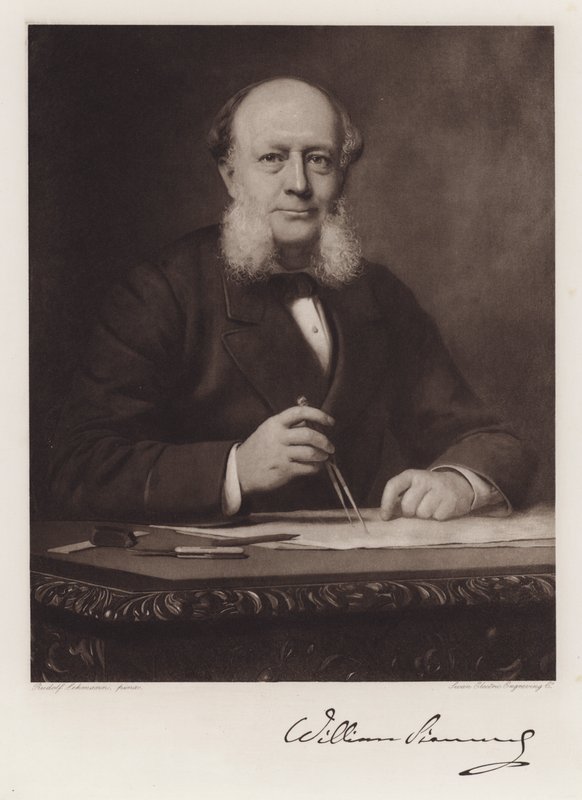 Karl Wilhelm Siemens (lito) autorstwa Rudolf Lehmann