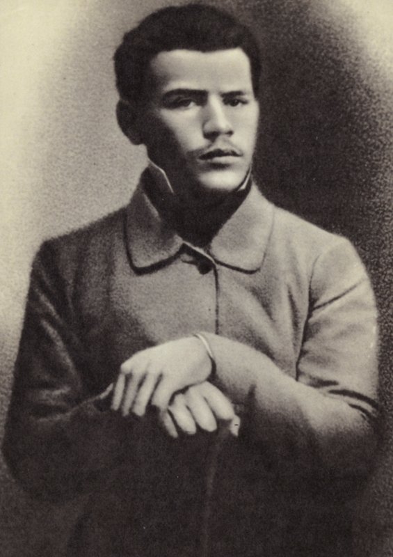 L N Tołstoj, Moskwa, 1851 autorstwa Russian Photographer