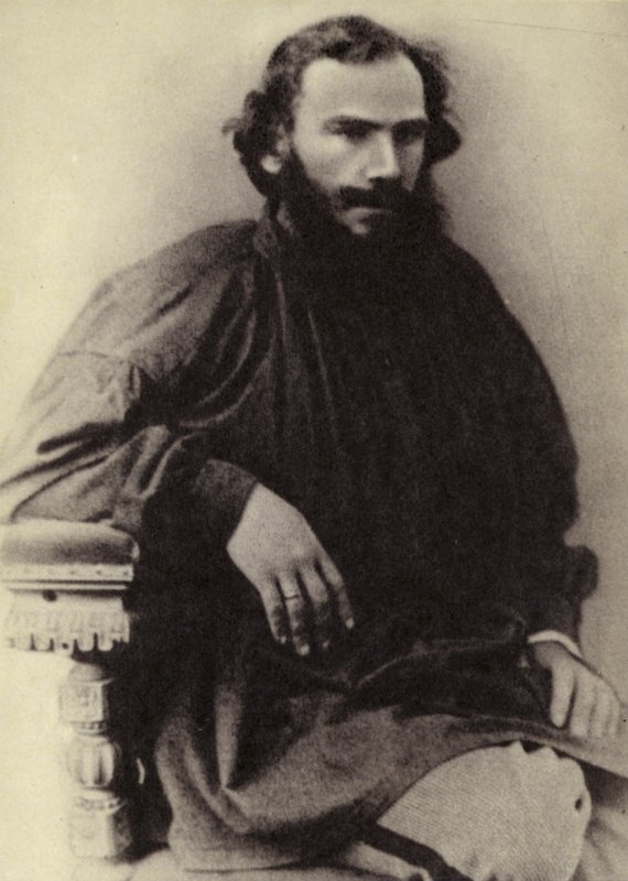 LN Tołstoj, Moskwa, 1868 autorstwa Russian Photographer