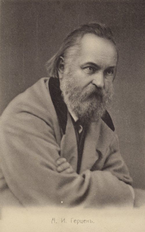 Aleksander Herzen (1812-1870), rosyjski pisarz i myśliciel autorstwa Russian Photographer