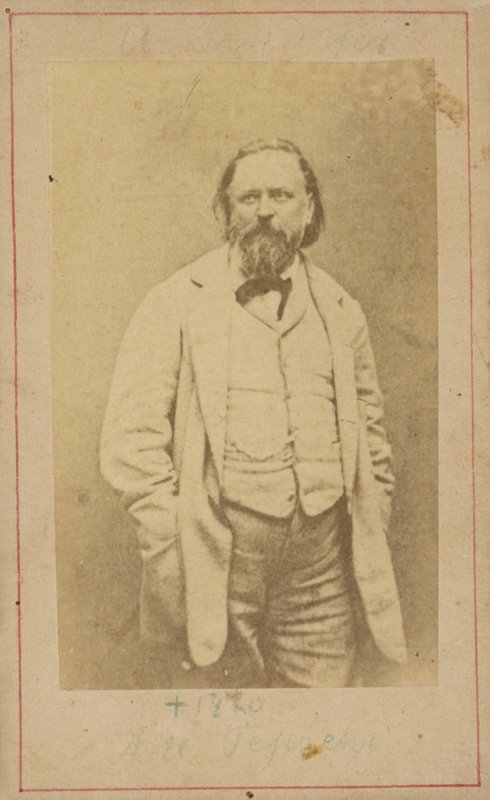 Aleksander Herzen, rosyjski pisarz i filozof autorstwa Russian Photographer