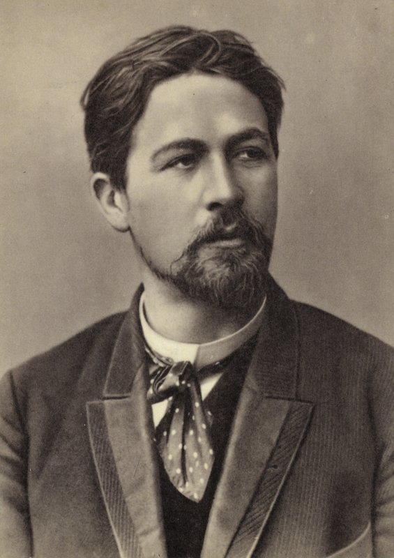 Anton Czechow (1860-1904), rosyjski dramaturg i autor opowiadań, 1893 autorstwa Russian Photographer
