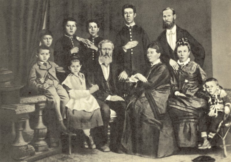 Anton Czechow i jego rodzina, Taganrog, Rosja autorstwa Russian Photographer
