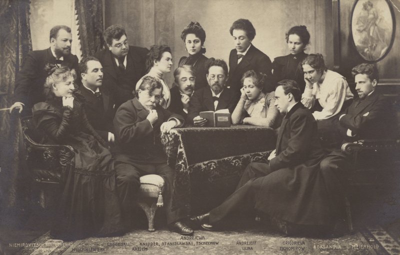 Anton Czechow czytający dla członków Moskiewskiego Teatru Artystycznego autorstwa Russian Photographer
