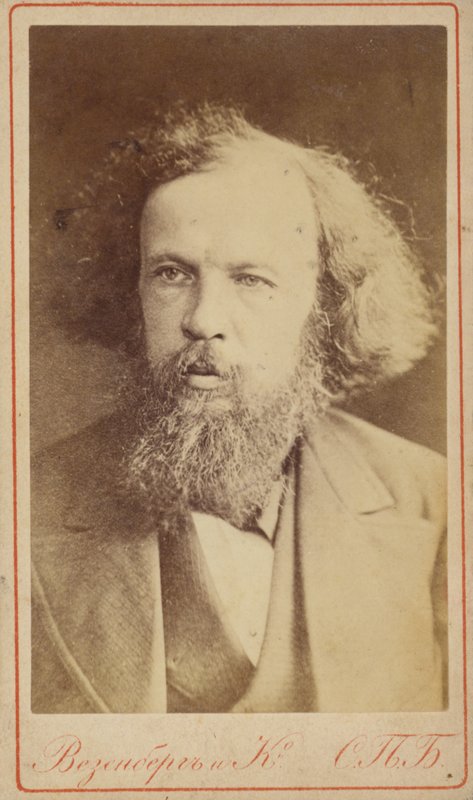 Dymitr Mendelejew, rosyjski chemik autorstwa Russian Photographer