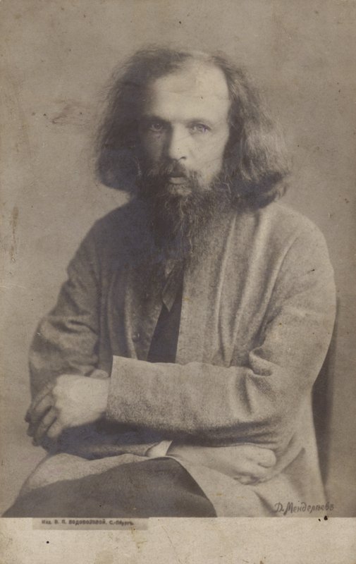 Dymitr Mendelejew, rosyjski chemik autorstwa Russian Photographer