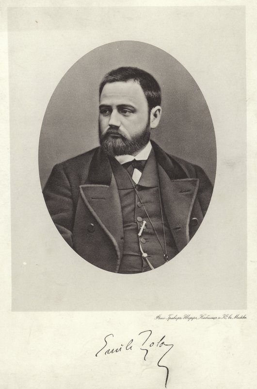 Emile Zola autorstwa Russian Photographer