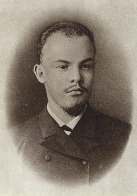 Lenin jako student uniwersytetu, Samara, 1890 autorstwa Russian Photographer