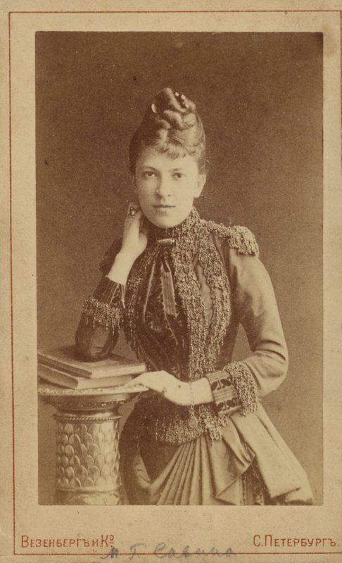 Maria Savina, rosyjska aktorka autorstwa Russian Photographer