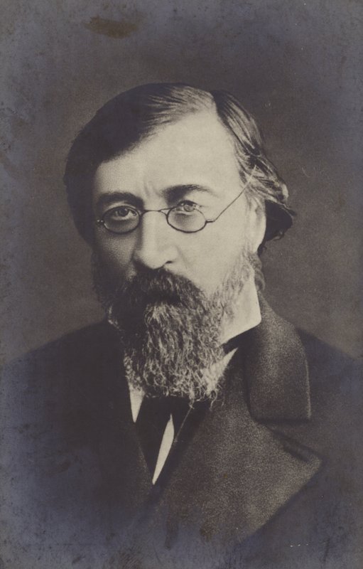 Nikolay Chernyshevsky (1828-1889), rosyjski filozof, socjalistyczny i rewolucyjny demokrata, koniec XIX wieku (zdjęcie czarno-białe) autorstwa Russian Photographer
