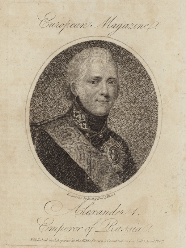 Aleksander I autorstwa Russian School