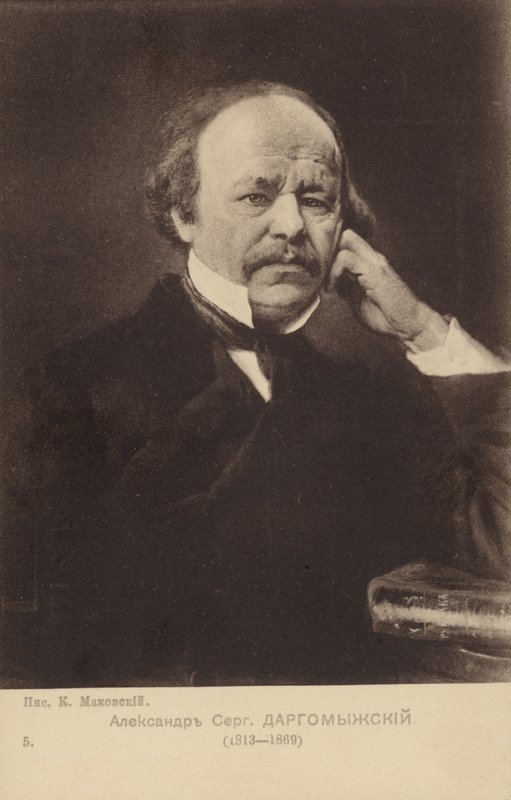 Aleksander Siergiejewicz Dargomizhsky, rosyjski kompozytor (1813-1869) autorstwa Russian School