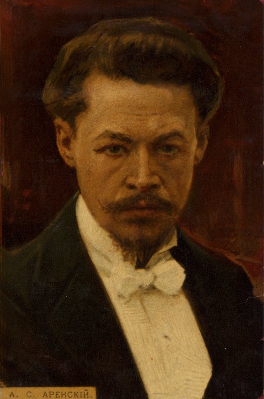 Anton Arensky, rosyjski kompozytor, pianista i profesor muzyki (1861-1906) autorstwa Russian School