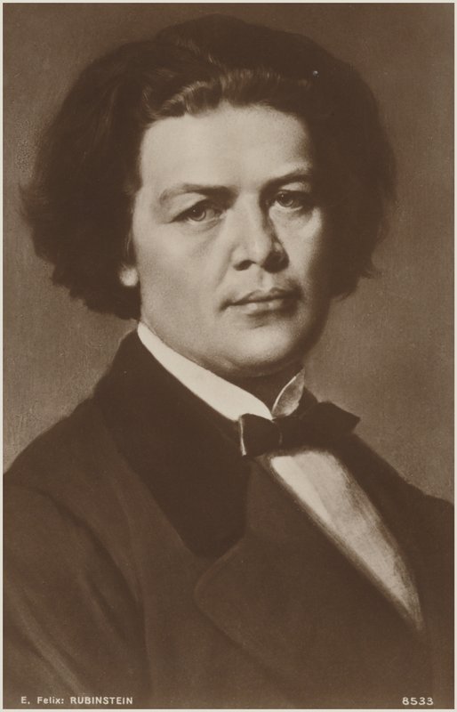 Portret Antona Rubinsteina autorstwa Russian School