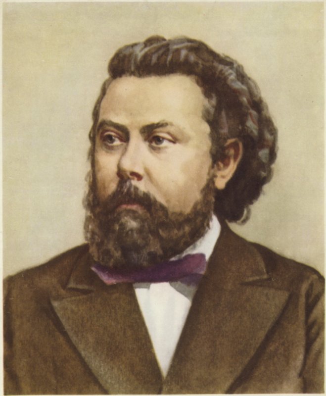 Portret Modesta Musorgskiego autorstwa Russian School