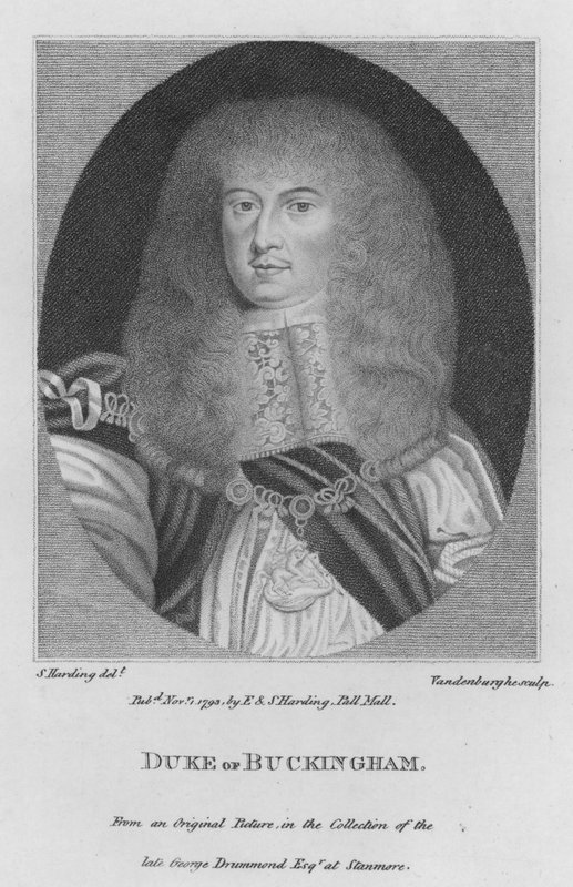 Książę Buckingham (grawerowanie) autorstwa S. (after) Harding