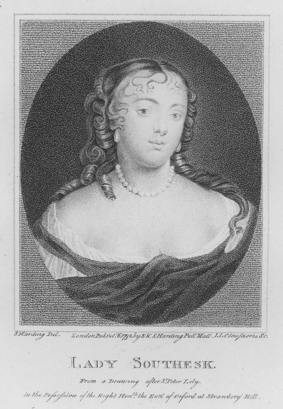 Lady Southesk (grawerowanie) autorstwa S. (after) Harding