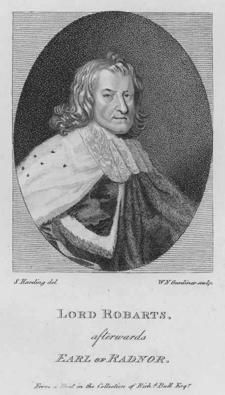 Lord Robarts, później hrabia Radnor (grafika) autorstwa S. (after) Harding