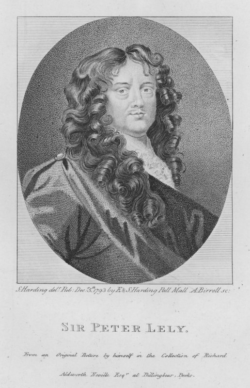 Sir Peter Lely (Grawerowanie) autorstwa S. (after) Harding