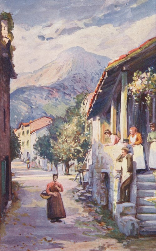Tamargue z La Souche (kolorowa litografia) autorstwa Sabine Baring Gould