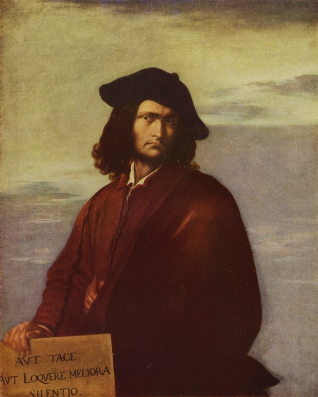 Filozofia, autoportret włoskiego artysty Salvator Rosa (obraz olejny) autorstwa Salvator (after) Rosa