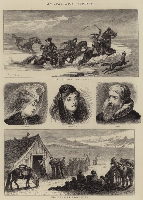 Islandzkie wesele autorstwa Samuel Edmund Waller