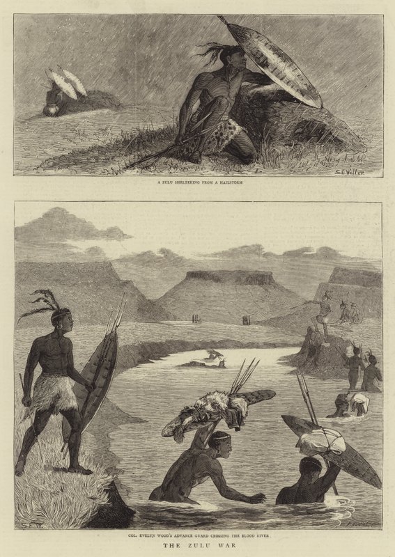 Wojna zuluska autorstwa Samuel Edmund Waller