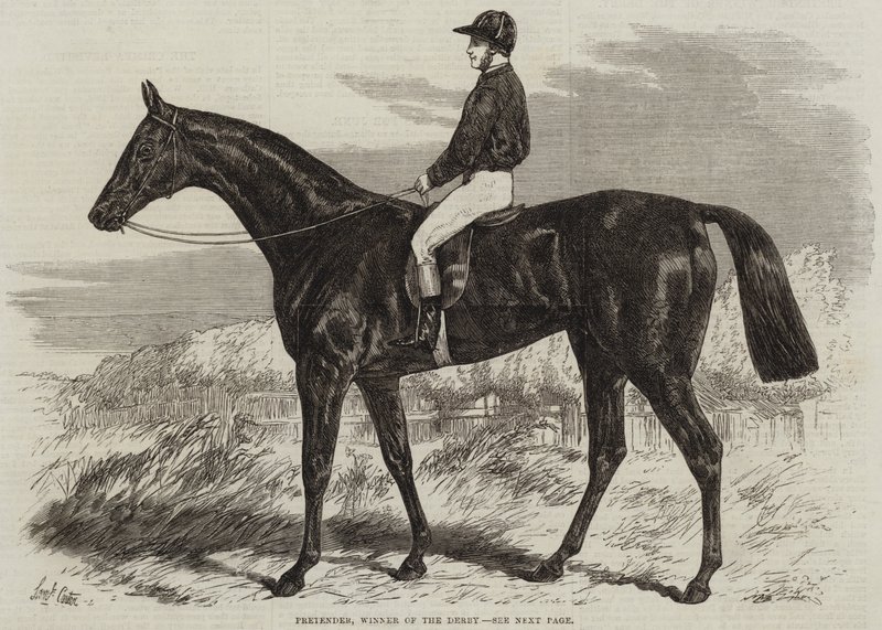 Pretendent, zwycięzca Derby autorstwa Samuel John Carter