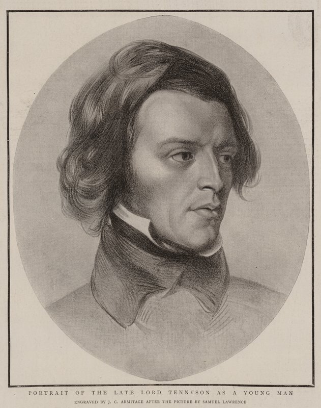 Portret zmarłego lorda Tennysona jako młodzieńca autorstwa Samuel Lawrence