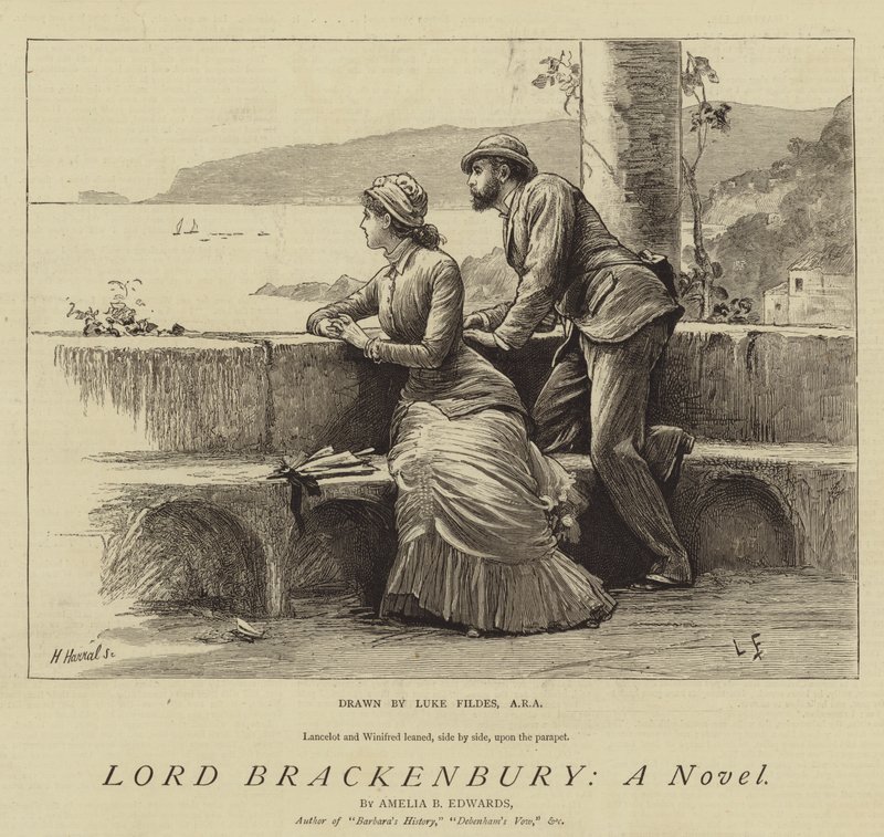 Lord Brackenbury, powieść autorstwa Samuel Luke Fildes
