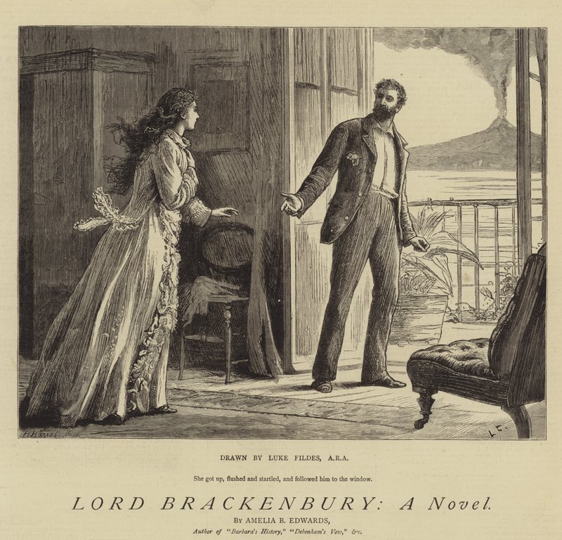 Lord Brackenbury, Powieść autorstwa Samuel Luke Fildes