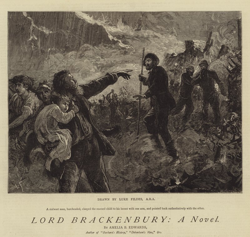 Lord Brackenbury, powieść autorstwa Samuel Luke Fildes