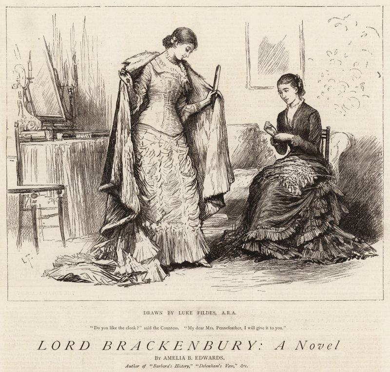 Lord Brackenbury, powieść autorstwa Samuel Luke Fildes