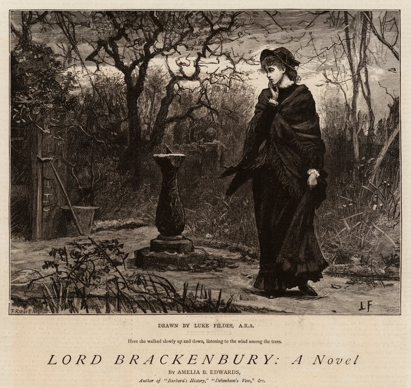 Lord Brackenbury, powieść autorstwa Samuel Luke Fildes