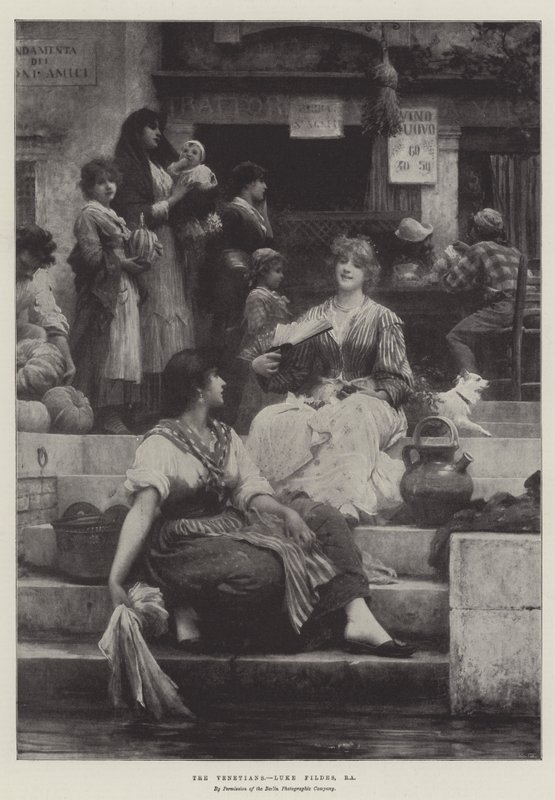 Wenecjanie autorstwa Samuel Luke Fildes