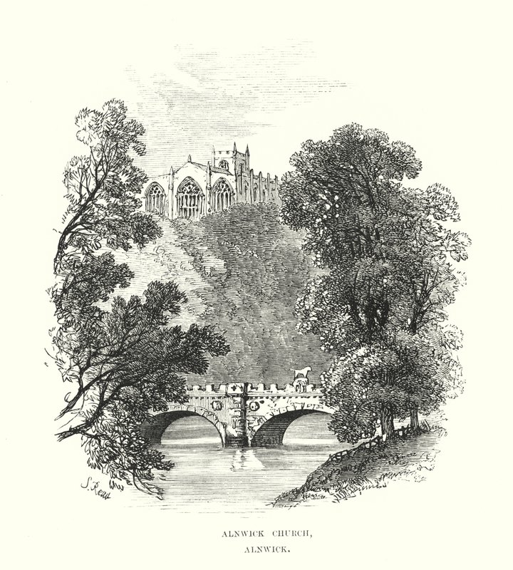 Kościół w Alnwick, Alnwick autorstwa Samuel Read