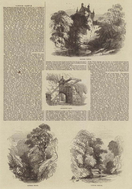 Zamek Cawdor autorstwa Samuel Read