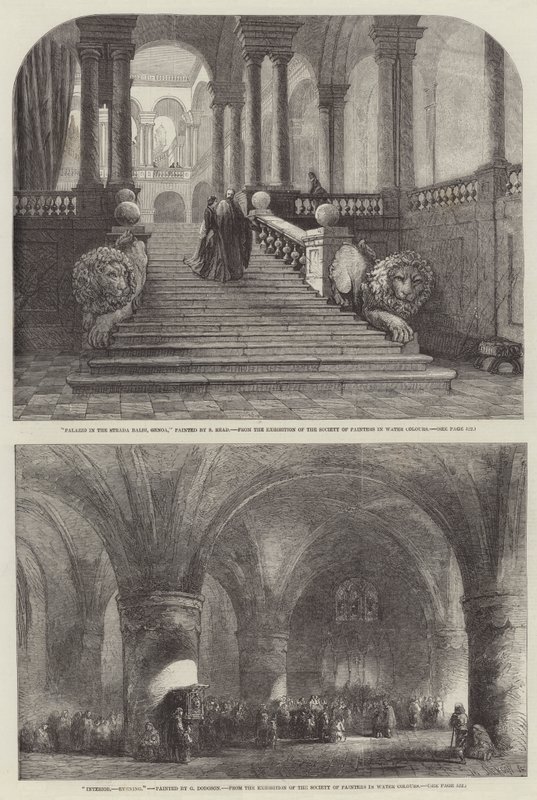 Wystawa Towarzystwa Malarzy Akwarelowych autorstwa Samuel Read