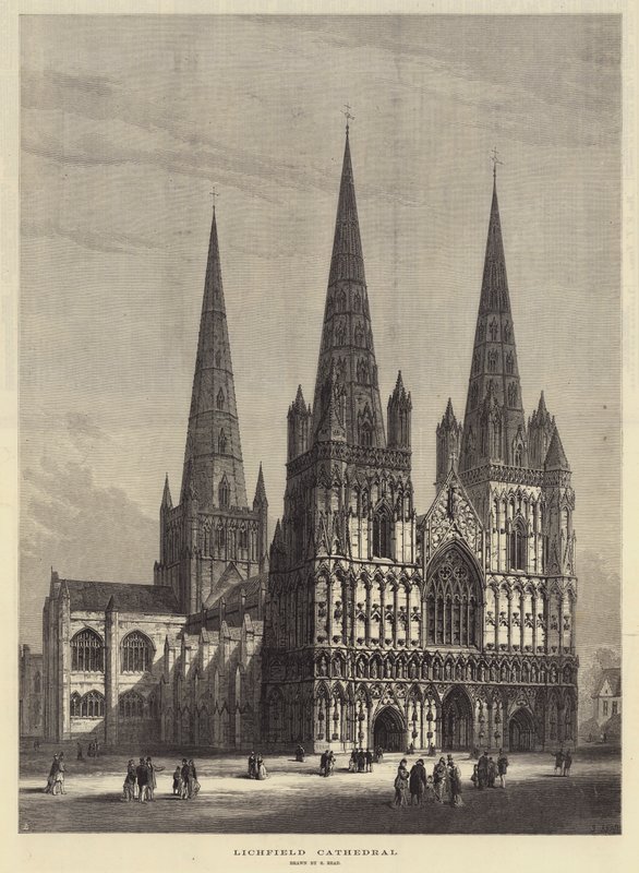 Katedra w Lichfield autorstwa Samuel Read