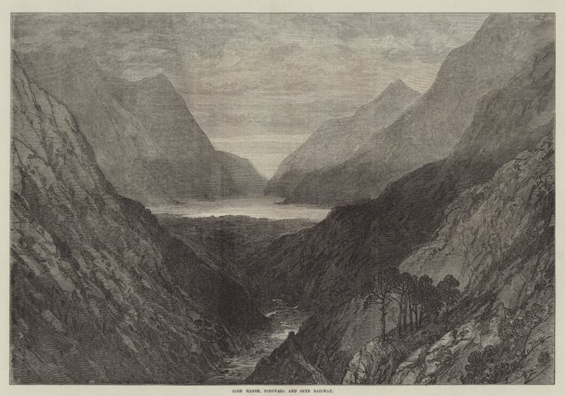 Loch Maree, Dingwall i Skye Railway autorstwa Samuel Read