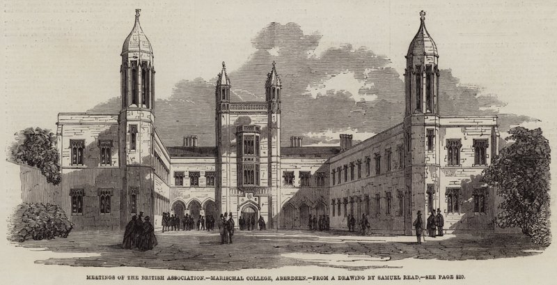 Spotkania Stowarzyszenia Brytyjskiego, Marischal College, Aberdeen autorstwa Samuel Read