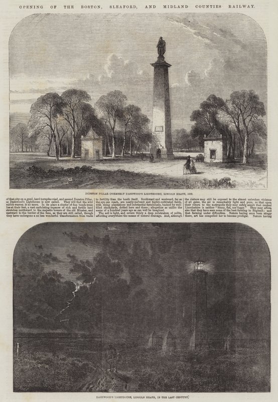 Otwarcie kolei hrabstw Boston, Sleaford i Midland autorstwa Samuel Read