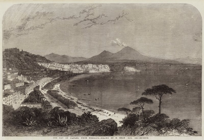 Zatoka Neapolitańska z Posillipo autorstwa Samuel Read